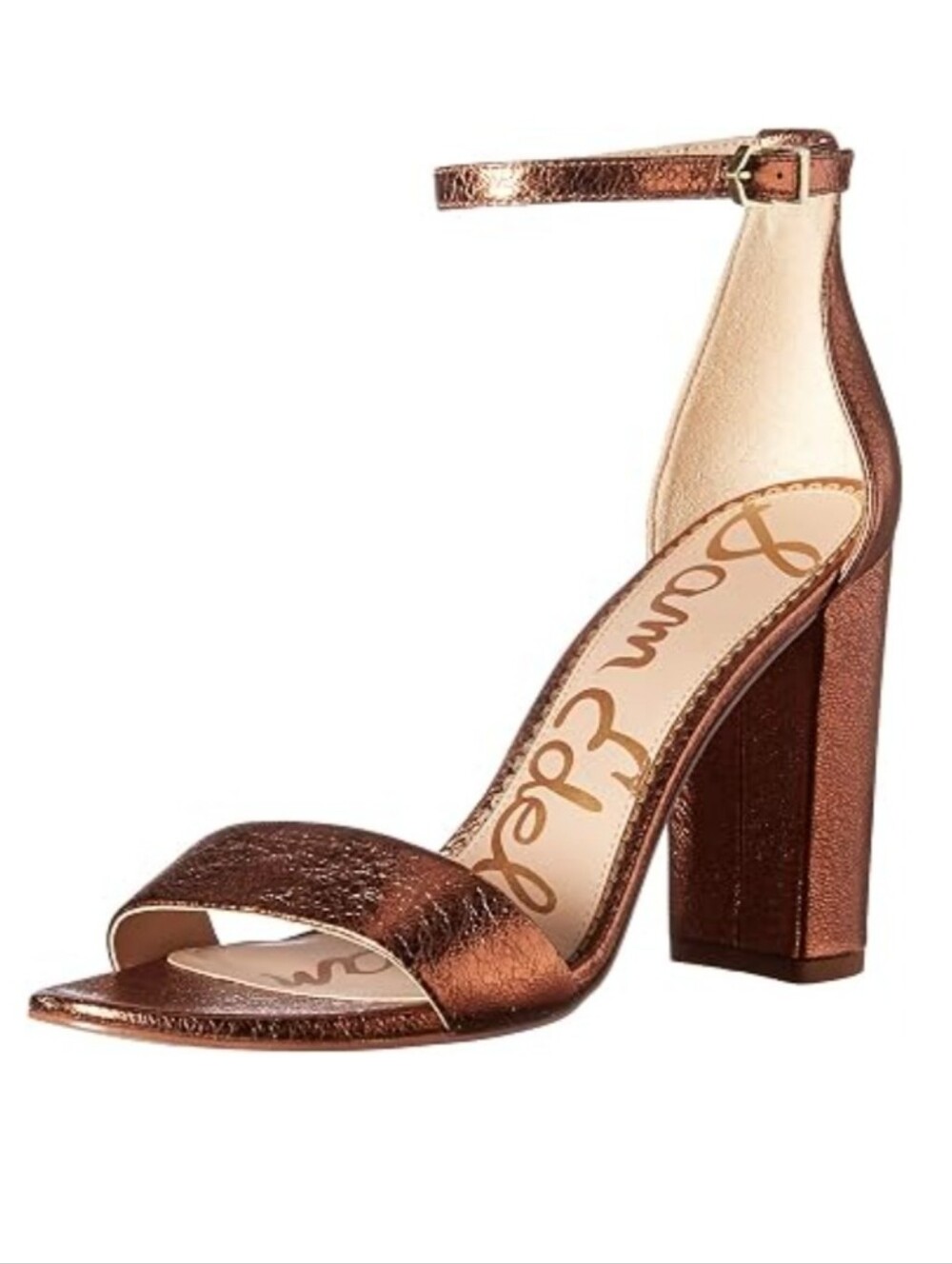 Sam Edelman Yaro Leather Chunky Heel Sandals